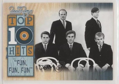2013 Panini The Beach Boys 50th Anniversary Top 10 Hits Fun Fun Fun #6 5n0