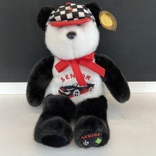 Celebrity Bears Born A Star 59 Plush Panda   Race Car SENIOR Theme   With Tag