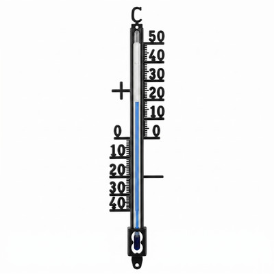 Metall Außenthermometer 18cm Analog Garten Balkon Innen Zimmer Thermometer