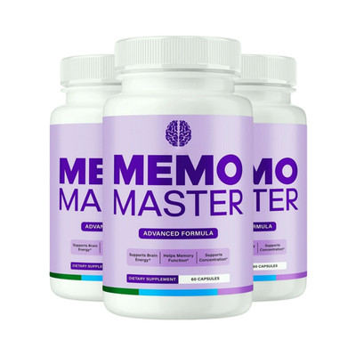 3-Pack Memo Master Capsules, MemoMaster for Brain Health Support - 180 Capsules