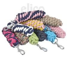 10-PACK LEADROPES BULK-BUY 6FT LONG COTTON LEAD ROPES EQUESTRIAN *FREE POST*