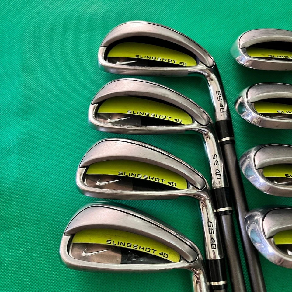 Nike SLINGSHOT 4D Iron Set 8pcs 4-Pw,Aw Stiff S Original Graphite Golf Clubs - Image 2 of 4