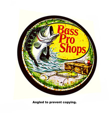 Bass Pro Shops Sign Sticker Fishing Bait Vintage Replica Tackle Box 4 Sizes