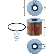 Knecht OX 122D Ölfilter für AUDI A8 4D2 4D8 Ölreinigung Inspektion Service
