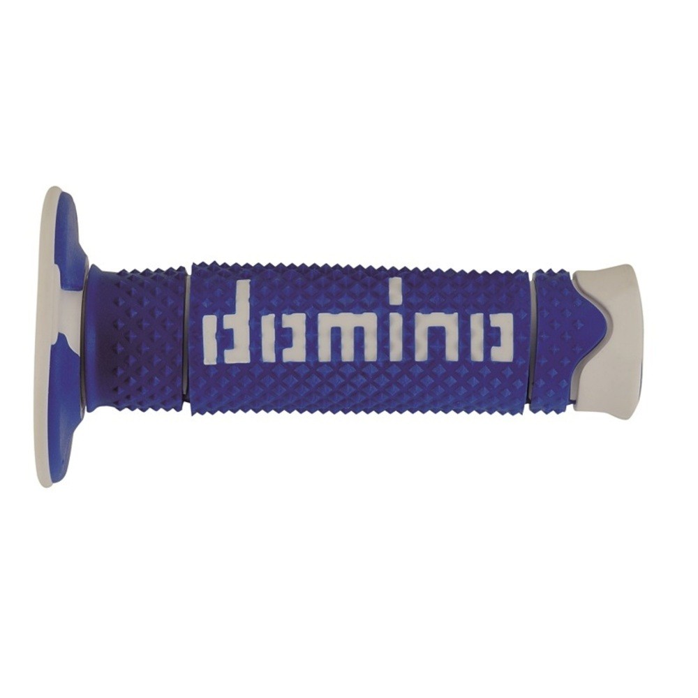 Domino DSH Off Road Grips Blue/White A26041C4648 For Motorcycle Parts