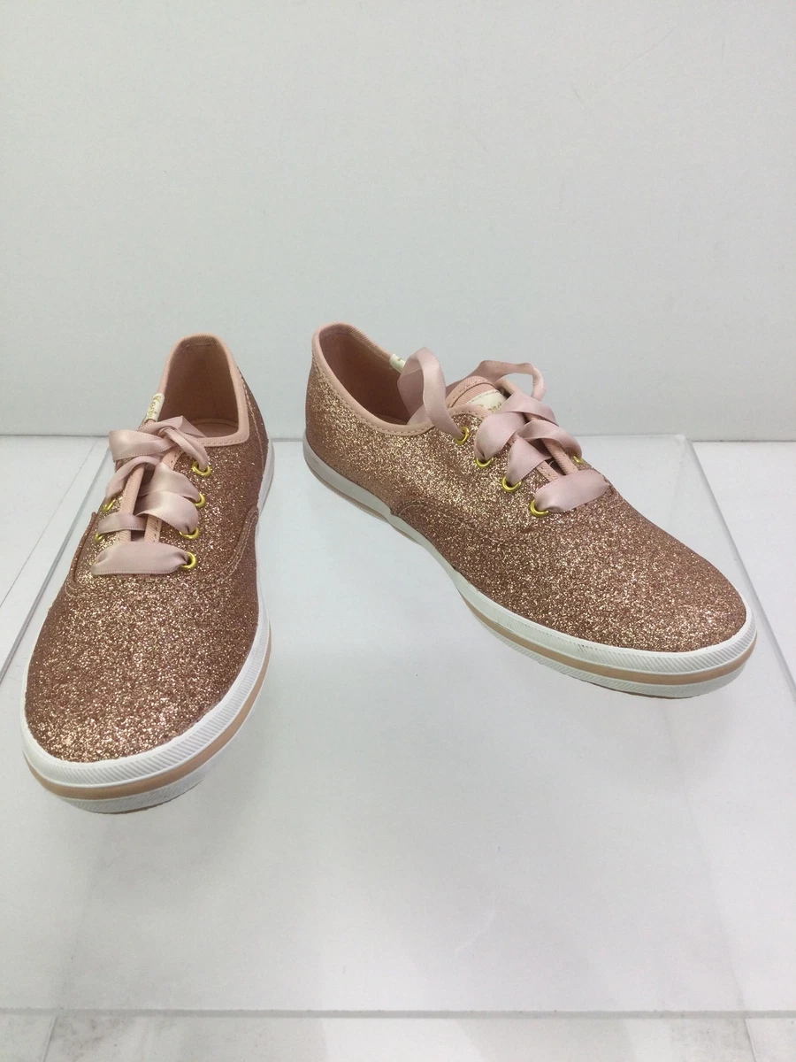 kate spade new york Women's Lift Lace Up Glitter Sneakers | Bloomingdale's