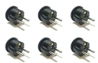 6PC American To European Plug Adapter Type E F USA To EU Round Pin Schuko Plug