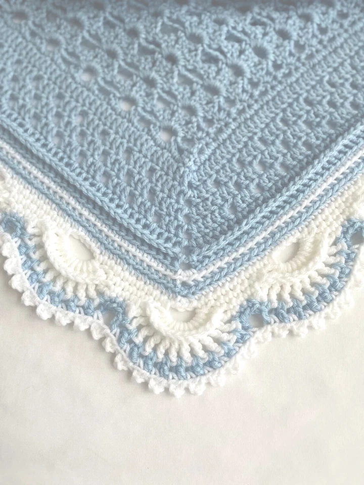 HANDMADE, BOYS, BABY BLANKET, NURSERY, SHOWER GIFT, CHRISTENING GIFT, NEW - Image 3 of 3