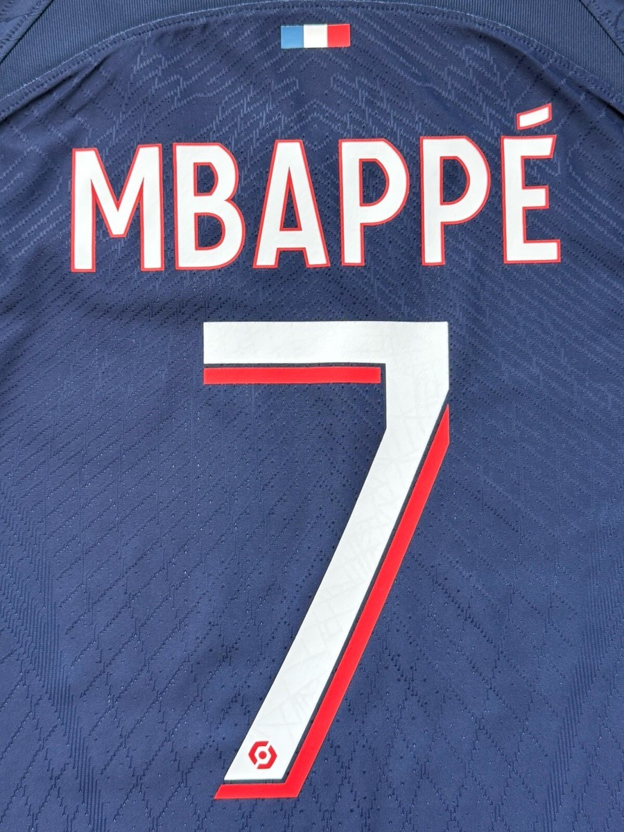 【新品・タグ付き】PSG エンバペ 23-24 HOME Nike PSG Kylian Mbappé 2023-24 Men's Home Stadium Jersey