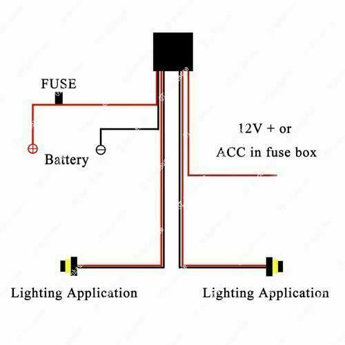 9005 9006 Relay Wiring Harness For Connector Cord Cable Add-On LED Fog Light DRL - Picture 7 of 7