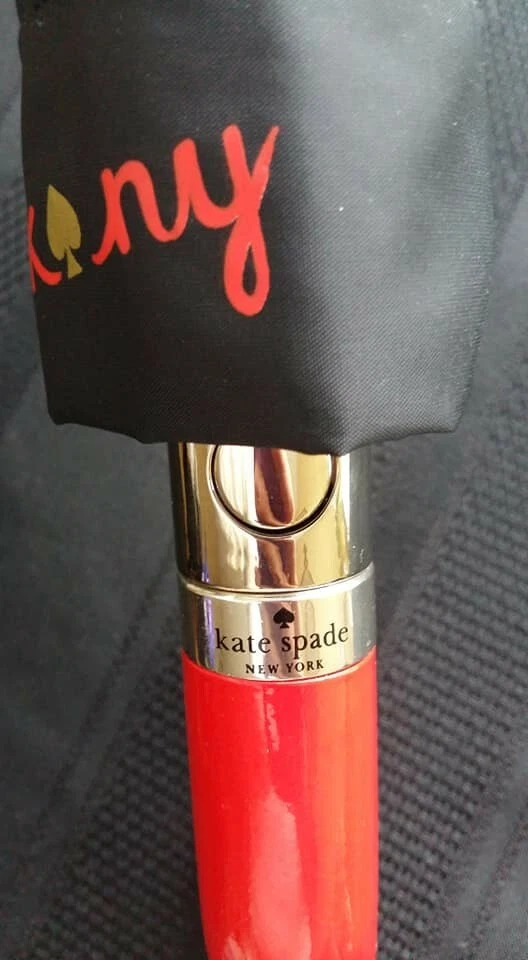 Kate Spade New York - Paraguas de viaje (rojo) Foto 3 de 3