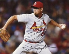 ZACH DUKE ST. LOUIS CARDINALS SIGNED AUTOGRAPHED 8X10 PHOTO W/COA