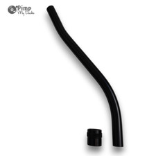 TECHNICS TONEARM TUBE S BEND PIPE HEADSHELL COLLAR - ANODISED BLACK - 1200 1210