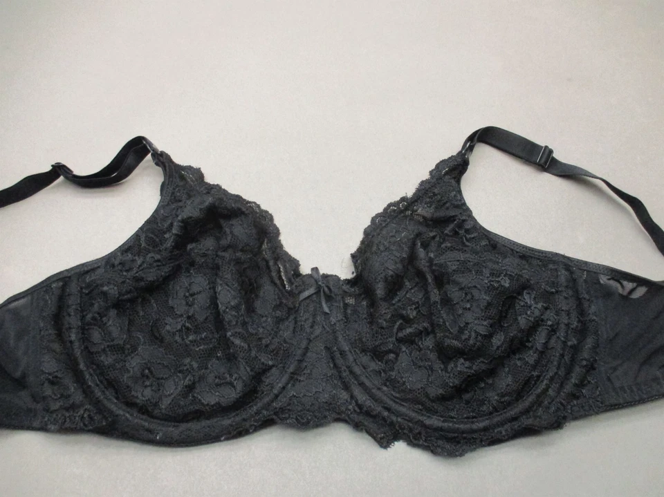 36D GILLIGAN&O'MALLEY Womens BLK Unlined Underwire Back Closure Nursing Bra 5N - Image 2 of 4