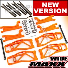 Traxxas MAXX TRA8995T WideMaxx ORANGE Suspension arms PLUS Extended Driveshafts