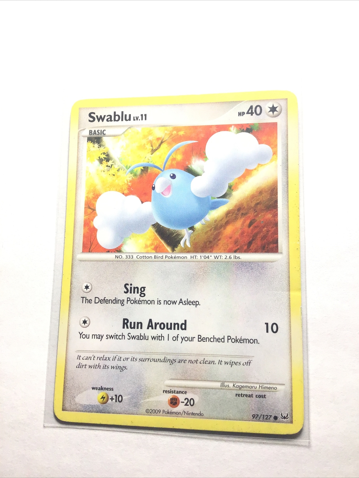 SWABLU - 97/127 - Platinum - Pokemon Card - PL