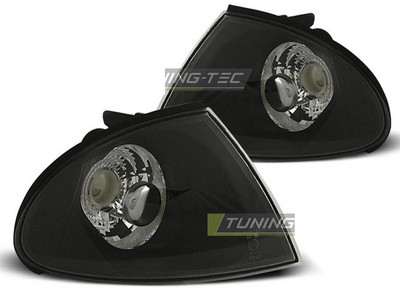 Frontindikatorer for BMW 3-serie E46 1998-2001 Svart Fri frakt KPBM16WL XINO CA