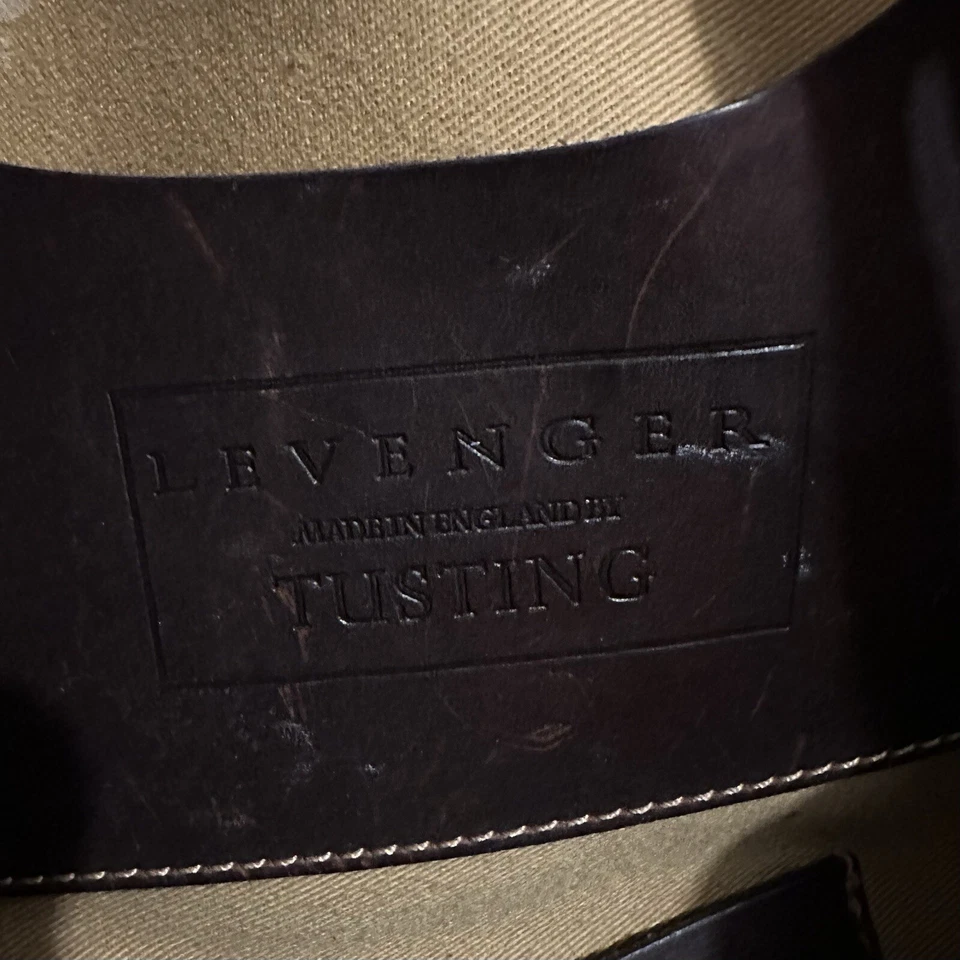 Bolso de Hombro Tusting Levenger Marrón Inglaterra Grande Leer Foto 4 de 4