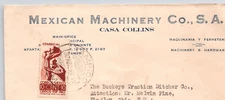 Mexican Machinery Co South America Casa Collins Advertising Cover