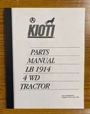 1914 Service PARTS Manual Fits Kioti Tractor LB1914 - SERVICE PARTS MANUAL 1914
