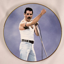 Freddie Mercury Lawrence Seymour Plate Ltd Ed #1684/5000 in Orig Box COA 2002