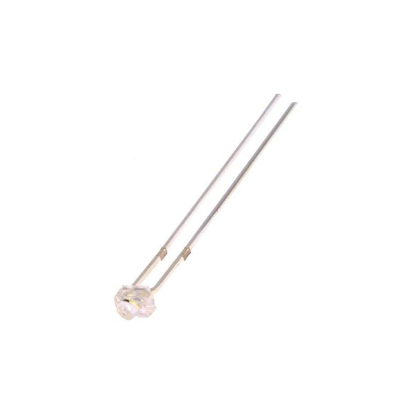 2X OSW5DK7331A-12V Led 1,8Mm Kaltweiß 2180Mcd 30° 12V Front: GewöLbt 12VDC Optos-image