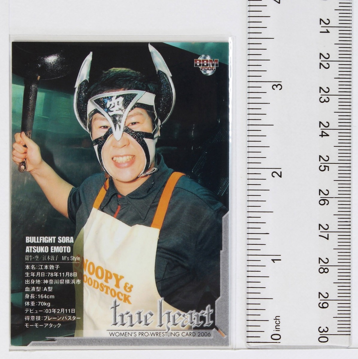 BULLFIGHT SORA - 2006 BBM Women's Pro-Wrestling Trading Card | eBay