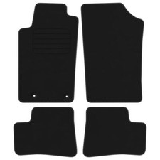 Veloursfußmatten für Peugeot 206+ Bj. 2009 – 2012 Passend Automatten SCHWARZ STD
