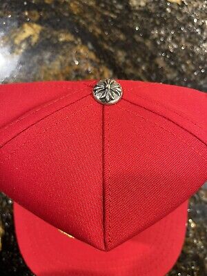 Chrome Hearts Red / Yellow Online Exclusive CH Silver Hat | eBay