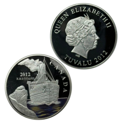 2012 R.M.S TITANIC APRIL Silver Plated Commemorative Coin
