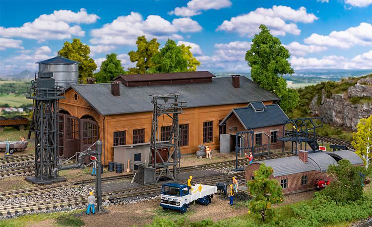 Faller HO 120296 Ausgestaltungs-Set Bahnbetriebswerk NEU OVP