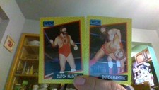 1991 WCW World Championship Wrestling Impel Trading Card Dutch Mantell #77, #78