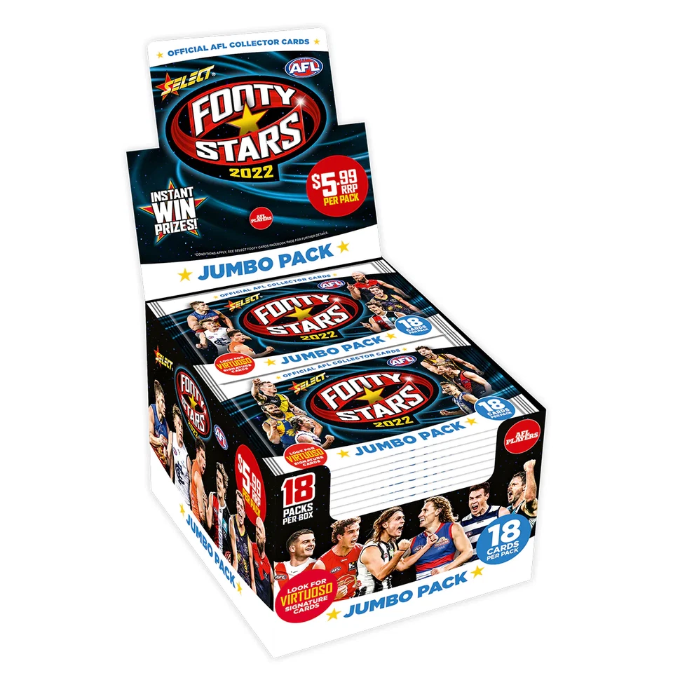 2022 AFL Footy Stars Collector Cards Jumbo Box