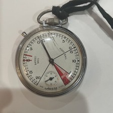 Vintage ARISTO Sports Timer Stop Watch Football Basketball Stop Clock Red Read