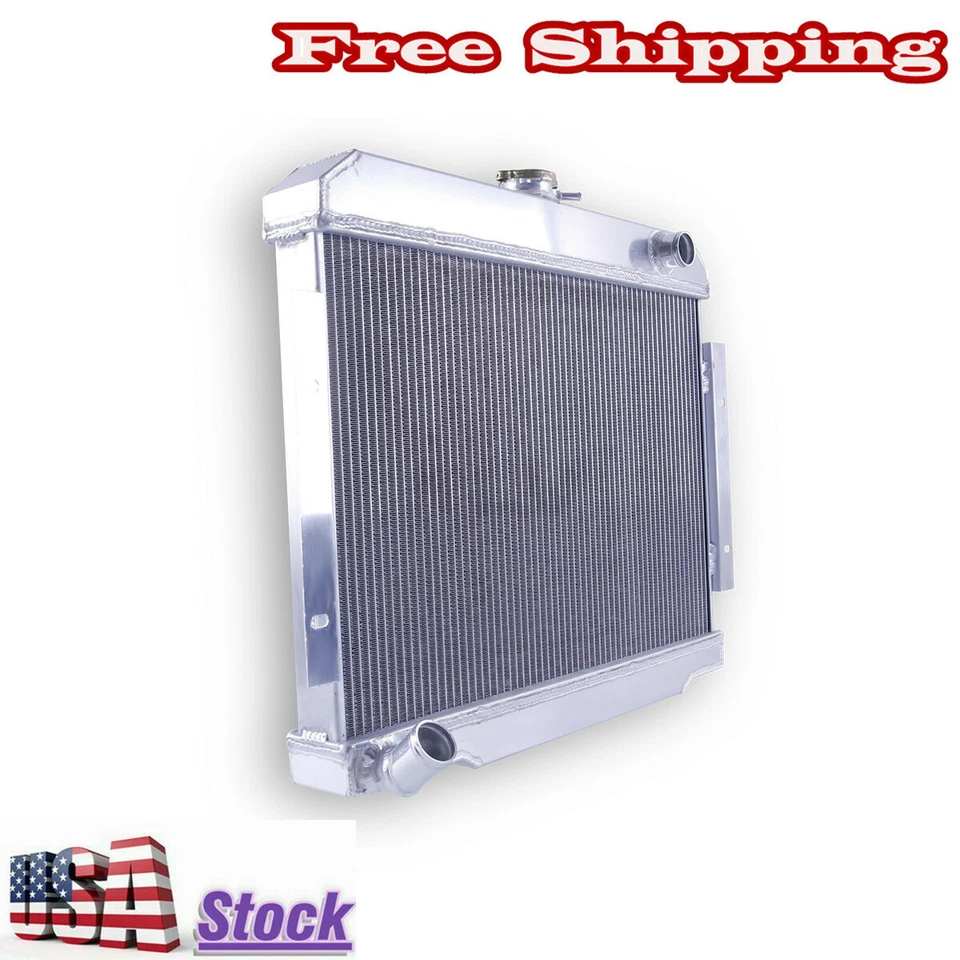 3Row Aluminum Radiator For 1974 1975 Jeep J10 J20 Base L6 4.2L 1974-1975 CC583 - Изображение 3 из 4