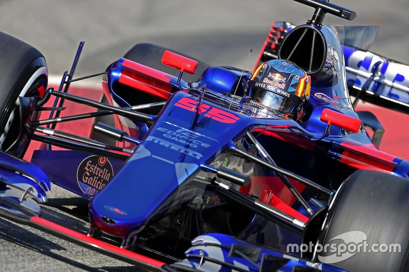 NEW RARE 1:5 Casco Helmet F1 CARLOS SAINZ 2017 TORO ROSSO SPARK no Minichamps - Immagine 4 di 4