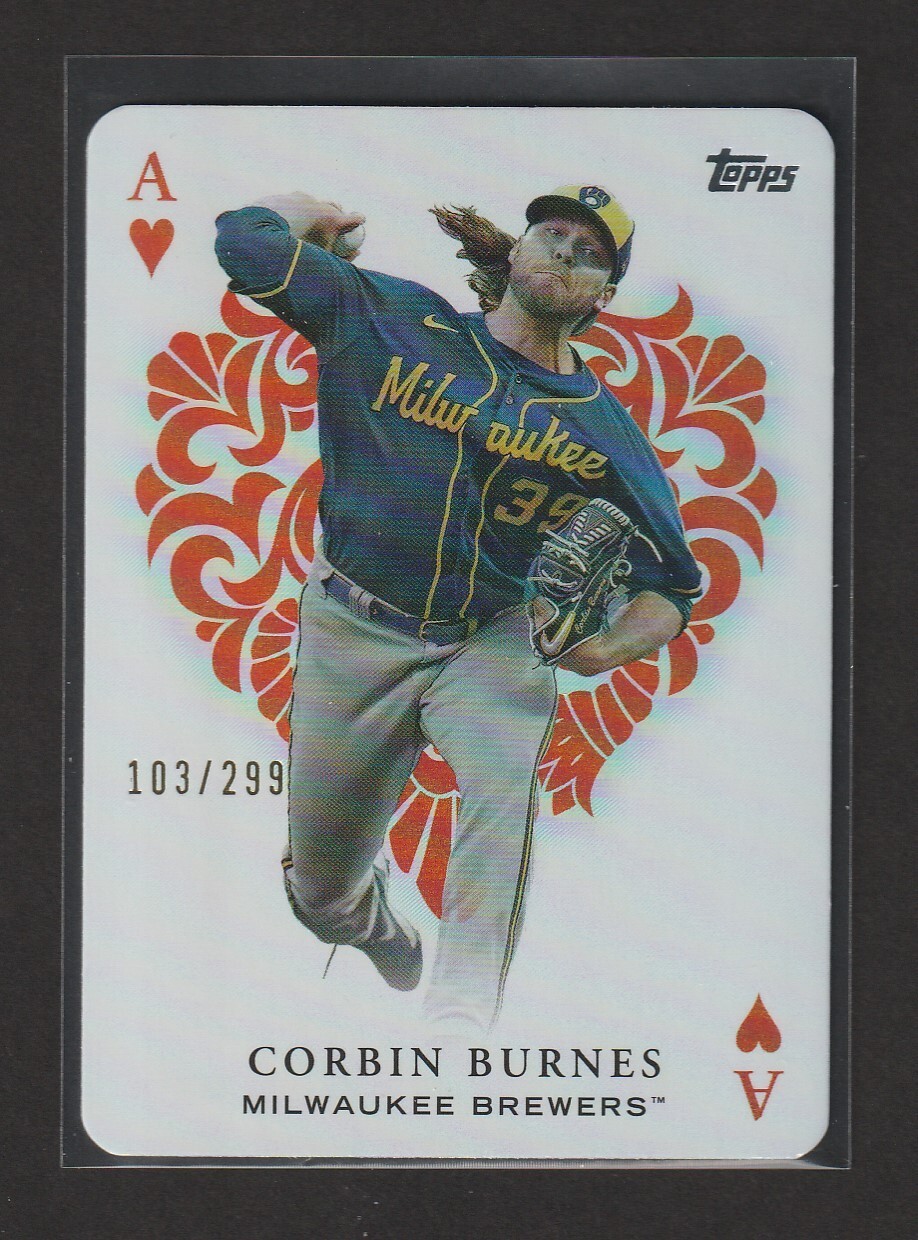 Corbin Burnes 2023 Topps "All Aces" #AA-10 Black Back /299