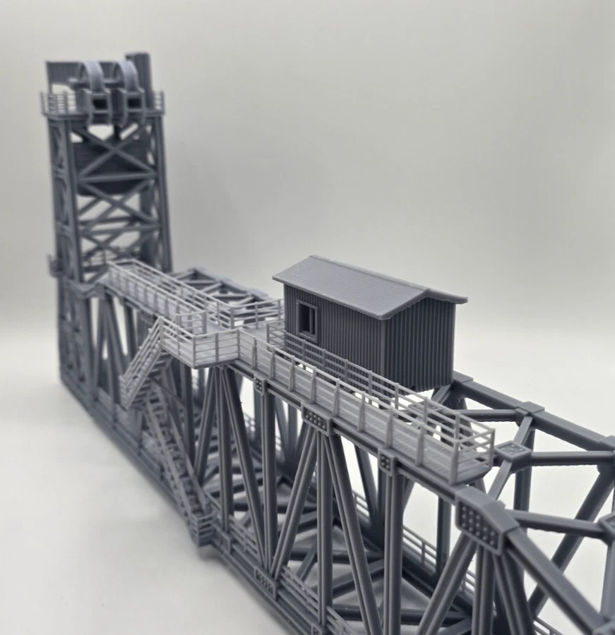 HO Scale Lift Bridge – Single Track - Image 2 of 4