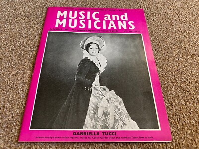 MUSIK UND MUSIKER ZEITSCHRIFT 1960 DEZ GABRIELLA TUCCI. David Willocks