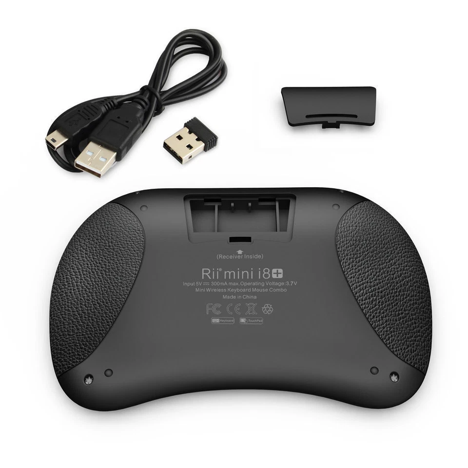 NEW Rii mini i8+ 2.4Ghz wireless RED keyboard WITH BACK-LIT for Smart TV PC - Image 4 of 4