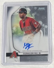 2020 Bowman Sterling GLENALLEN HILL JR BASE Refractor Rookie Auto BSPA-GHJ