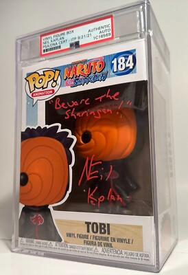 Naruto - Tobi AUTOGRAPHED 184 Funko Pop! Vinyl Figure PSA COA