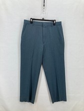 Vintage 90s Levi's Action Slacks Pants Mens 36x27 Blue Taper 100 Polyester 1993