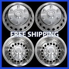 4 Ford Transit 350 Van 2015-25 16" Dual Steel Wheel Simulators Dually Rim Covers