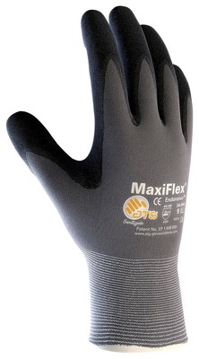 Endurance Seamless Knit Nylon Gloves Medium Gray/black 12 Pairs