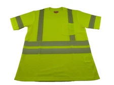 NEW Men's Red Kap Short Sleeve Hi-Visibility T-Shirt, Type R Class 3- Medium