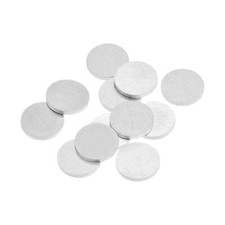 Stamping Blank Aluminium Round DIY Tags, 13mm/0.5" for Craft, Pack of 12