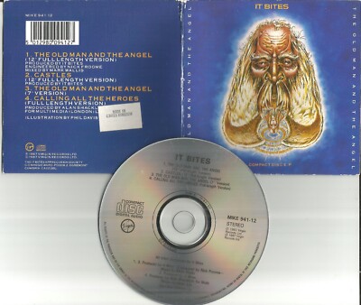 Francis Dunnery IT BITES Old Man & The Angel 4 RARE MIXES CARD SLEEVE CD Single