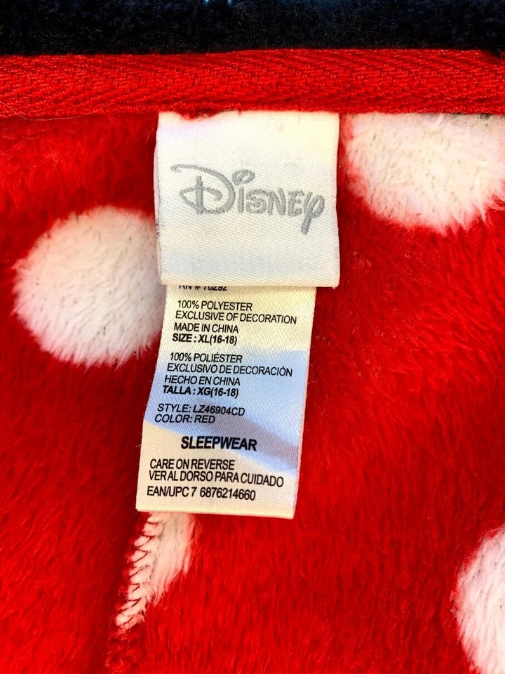 Mono polar para mujer Disney Minnie Mouse - talla XL Foto 4 de 4