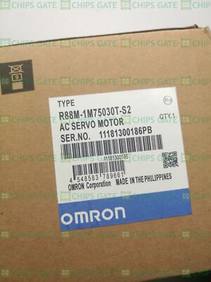 1PCS New in box Omron R88M-1M75030T-S2 Servo Motor  R88M1M75030TS2 free ship